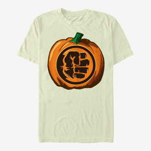 Queens Marvel Avengers Classic - Hulk Pumpkin Unisex T-Shirt Natural