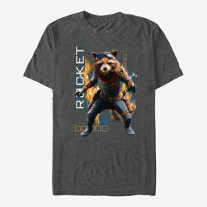 Queens Marvel Avengers: Endgame - Rocket Motion Unisex T-Shirt Dark Heather Grey