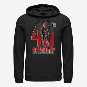 Queens Marvel Avengers Classic - Black Widow 40th Bday Unisex Hoodie Black