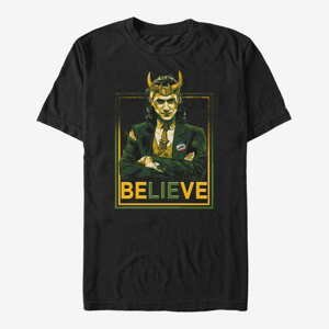 Queens Marvel Loki - Political Motive Unisex T-Shirt Black
