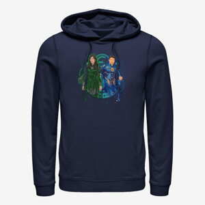 Queens Marvel The Eternals - SERSI IKARIS DUO Unisex Hoodie Navy Blue