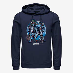 Queens Marvel Avengers: Endgame - Endgamers Unite Unisex Hoodie Navy Blue