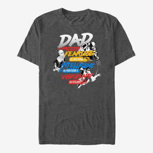 Queens Marvel X-Men - X-Dad Unisex T-Shirt Dark Heather Grey