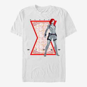 Queens Marvel Black Widow: Movie - Vector Widow Unisex T-Shirt White