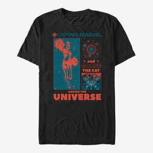 Queens Captain Marvel: Movie - GOOSE AND CAPT COLLAGE Unisex T-Shirt Black