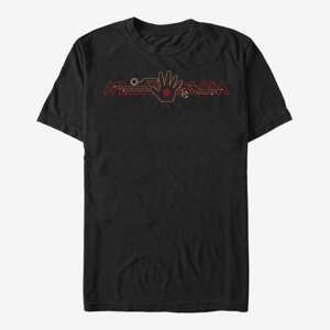 Queens Marvel - Tech Iron Text Unisex T-Shirt Black