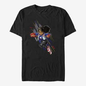 Queens Marvel - America Action Pose Unisex T-Shirt Black