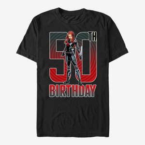 Queens Marvel Avengers Classic - Black Widow 50th Bday Unisex T-Shirt Black