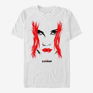 Queens Marvel Black Widow: Movie - Widow Face Unisex T-Shirt White