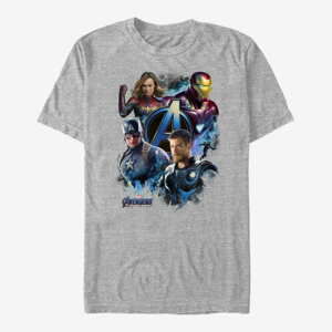 Queens Marvel Avengers - Strong Team Unisex T-Shirt Heather Grey