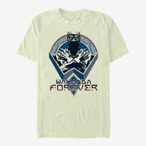 Queens Marvel Avengers Classic - Wakanda Shield Unisex T-Shirt Natural