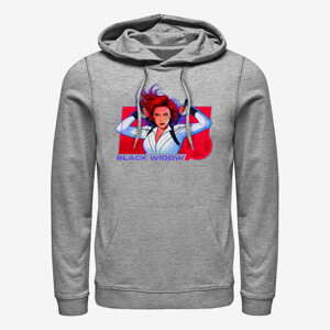 Queens Marvel Black Widow: Movie - Ready Widow Unisex Hoodie Heather Grey