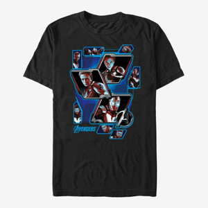 Queens Marvel Avengers: Endgame - Avengers Panel Shot Unisex T-Shirt Black