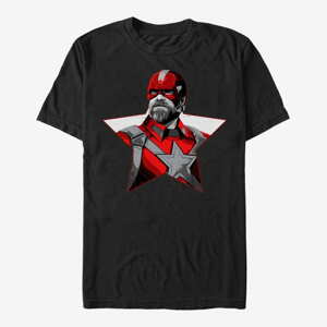 Queens Marvel Black Widow: Movie - Red Guardian Star Unisex T-Shirt Black