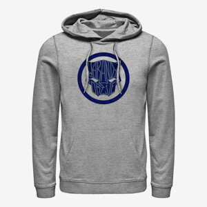 Queens Marvel Black Panther: Wakanda Forever - Sigil Phrase Unisex Hoodie Heather Grey