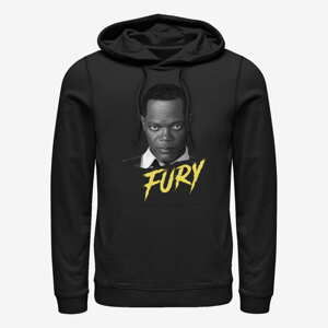 Queens Captain Marvel: Movie - Grey Fury Unisex Hoodie Black