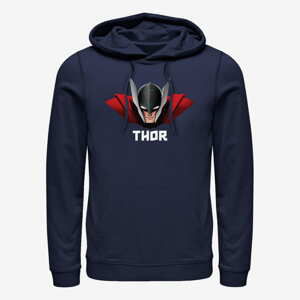 Queens Marvel Avengers Classic - Shape Thor Unisex Hoodie Navy Blue