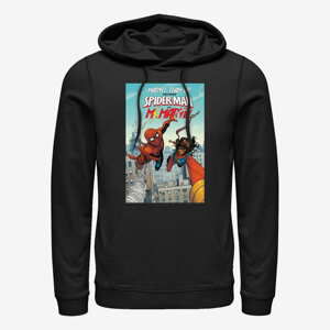 Queens Marvel Spider-Man Classic - Spider-Man & Ms. Marvel Unisex Hoodie Black