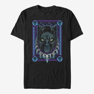 Queens Marvel Avengers Classic - Panther Card Unisex T-Shirt Black