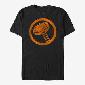 Queens Marvel Avengers Classic - Thor Retrorange Unisex T-Shirt Black