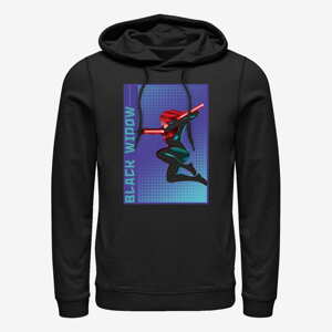 Queens Marvel Avengers Classic - Halftone Widow Unisex Hoodie Black