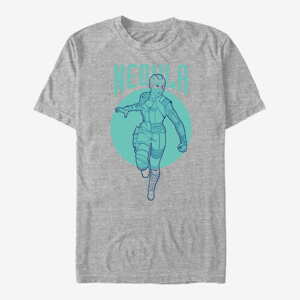 Queens Marvel Avengers: Endgame - Nebula Simplicity Unisex T-Shirt Heather Grey