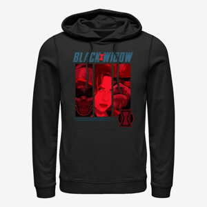 Queens Marvel Black Widow: Movie - Three Shot Unisex Hoodie Black