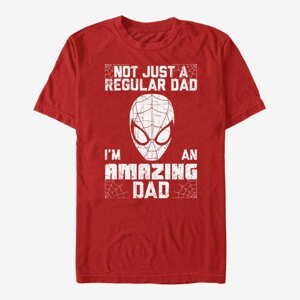 Queens Marvel Spider-Man Classic - Amazing Dad Man Unisex T-Shirt Red