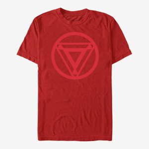 Queens Marvel Avengers Classic - Tonal Arc Reactor Unisex T-Shirt Red