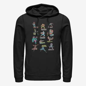 Queens Marvel Avengers Classic - Character Chart Unisex Hoodie Black