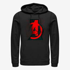 Queens Marvel Black Widow: Movie - Avengers Widow Logo Unisex Hoodie Black