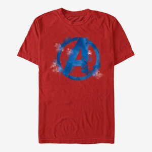 Queens Marvel Avengers: Endgame - Avengers Spray Logo Unisex T-Shirt Red