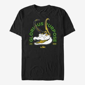 Queens Marvel Loki - GATOR LOKI GLORIOUS PURPOSE Unisex T-Shirt Black