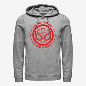 Queens Marvel Spider-Man Classic - Spider Power Unisex Hoodie Heather Grey