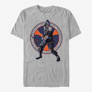 Queens Marvel Black Widow: Movie - TaskMaster Circle Unisex T-Shirt Heather Grey