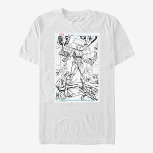 Queens Marvel - Ironman Sketch Unisex T-Shirt White