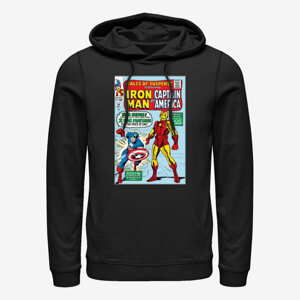 Queens Marvel Avengers Classic - Iron Cap Team Unisex Hoodie Black