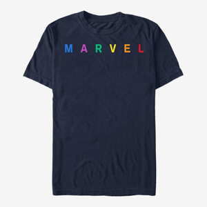 Queens Marvel - SIMPLE LOGO EMB Unisex T-Shirt Navy Blue