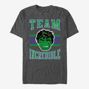 Queens Marvel Avengers Classic - Team Incredible Unisex T-Shirt Dark Heather Grey