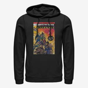 Queens Marvel The Eternals - VINTAGE STYLE COMIC COVER Unisex Hoodie Black