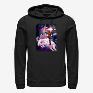 Queens Marvel Deadpool - Taco Unicorn Unisex Hoodie Black