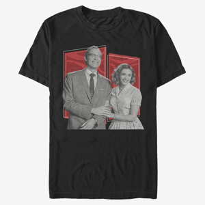 Queens Marvel WandaVision - RETRO POSES Unisex T-Shirt Black