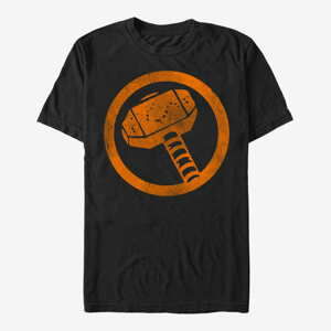 Queens Marvel Avengers Classic - Thor Retrorange Unisex T-Shirt Black