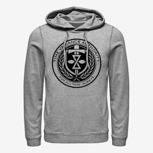 Queens Marvel Loki - TVA FRONT CHEST Unisex Hoodie Heather Grey