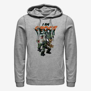 Queens Marvel - I AM GROOT VENOM Unisex Hoodie Heather Grey