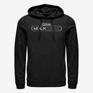 Queens Marvel Moon Knight - Moon Knight White Logo Unisex Hoodie Black