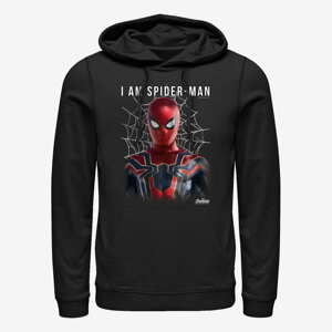 Queens Marvel Avengers: Infinity War - I Am Spiderman Unisex Hoodie Black