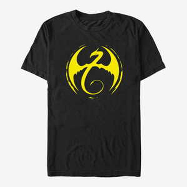 Queens Marvel Defenders - Iron Fist Logo Unisex T-Shirt Black