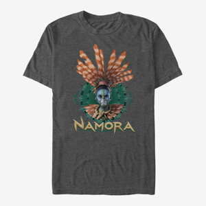 Queens Marvel Black Panther: Wakanda Forever - Namora Fin Crown Unisex T-Shirt Dark Heather Grey