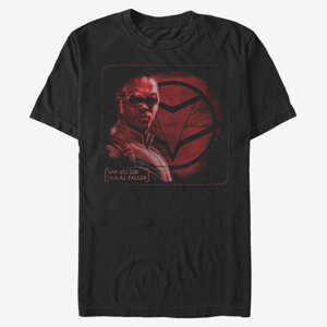 Queens Marvel The Falcon and the Winter Soldier - Falcon Profile Unisex T-Shirt Black